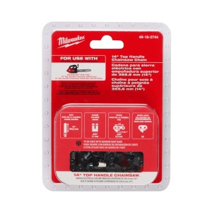 Lant de 14"/35 cm pentru fierastrau M18 FTHCHS35, 0.325" X 1.1, Milwaukee, cod 4932480178 - Img 2
