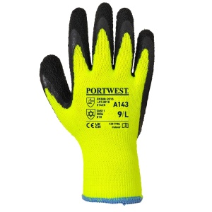 Manusa THERMAL SOFT GRIP, galben/negru, Portwest - Img 3