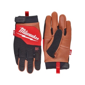 Manusi de protectie hibrid din piele, 1 pereche, Milwaukee - Img 2