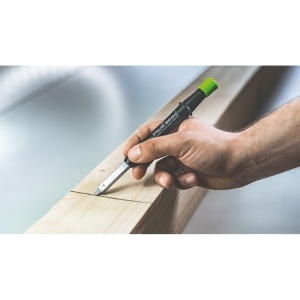Marker de constructii Big Dry cu mina solida din grafit 6060/SB, PICA, cod PICA6060
