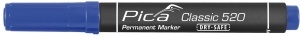 Marker permanent 1-4 mm, round tip, rosu / verde / negru / albastru / set 4 culori, PICA