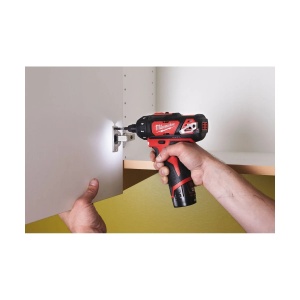 Masina de insurubat M12 BD-0, subcompacta, prindere 1/4" HEX, cuplu 30 Nm, 175 mm, Milwaukee, cod 4933441910 - Img 4