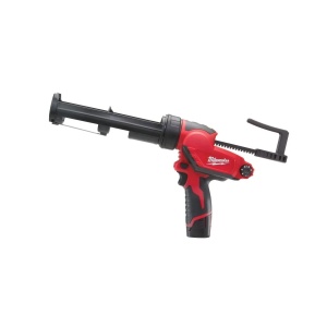 Pistol aplicare silicon M12 PCG/310C-201B, subcompact, 310 ml, forta 1780 N, 6 viteze, Milwaukee, cod 4933441655