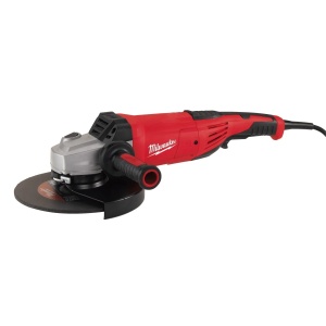 Polizor unghiular AGV 22-180 E, maner antivibratii, disc 180 mm, 43 mm adancime taiere, 2200 W, Milwaukee, cod 4933431820