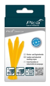 Set 12 crete de marcare ECO, alb / galben / rosu, PICA