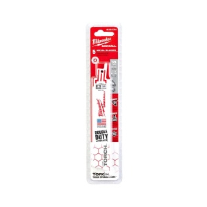 Set 5 panze fierastrau sabie pentru demolare HEAVY DUTY TORCH, 150 X 18 TPI, Milwaukee, cod 48005784 - Img 2