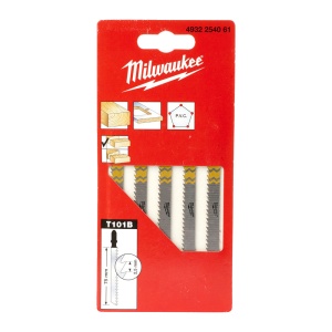Set 5 panze pendular 75 x 2.5 mm T 101 B pentru taieri curate, Milwaukee, cod 4932254061 - Img 2