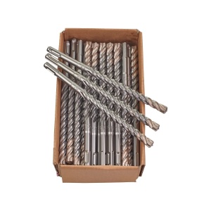 Set 50 burghie beton si zidarie SDS+ MX4 cu 4 taisuri, diametru 12.0 mm, lungime totala 210 mm, Milwaukee, cod 4932430443 - Img 2