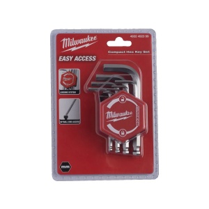Set 9 chei IMBUS Hex scurte, marimi de 1.5, 2, 2.5, 3, 4, 5, 6, 8, 10 mm, Milwaukee, cod 4932492399 - Img 4