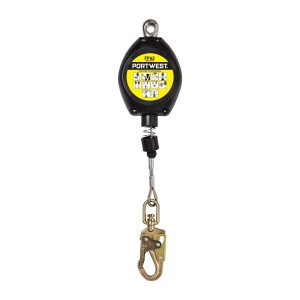 Sistem anticadere retractabil pentru scule de max 140 kg, 6 m, negru, Portwest, cod FP42BKR