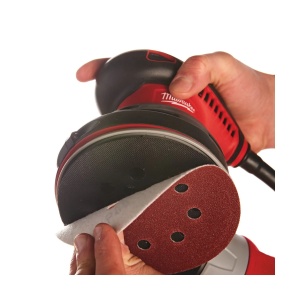 Slefuitor orbital ROS 125 E, talpa slefuit 125 mm, diametru oscilatie 2.4 mm, 300 W, Milwaukee, cod 4933433180 - Img 3