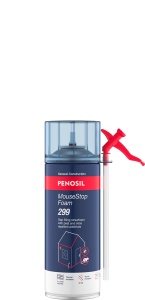 Spuma de umplere MouseStop Foam 299, cu aditivi pentru respingerea daunatorilor si a soarecilor, 365 ml, Penosil, cod A6290