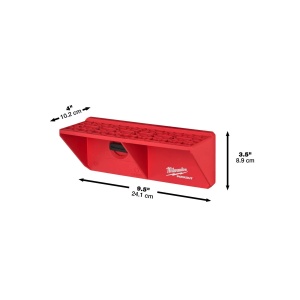 Suport pentru surubelnite PACKOUT, 90 x 236 x 90 mm, max 6.8 kg, Milwaukee, cod 4932480711 - Img 2