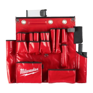 Suport scule lucratori linii electrice aeriene de inalta tensiune, constructie vinil, buzunare multiple, Milwaukee, cod 4932498653