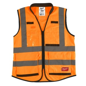 Vesta premium de inalta vizibilitate cu 15 buzunare, Milwaukee
