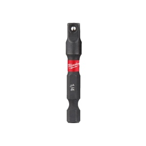 Adaptor pentru chei tubulare SHOCKWAVE IMPACT DUTY de la 1/4" HEX - 1/4" patrat , 50 mm lungime, Milwaukee, cod 4932471826