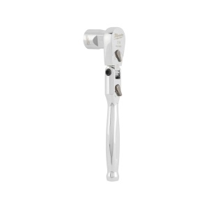Antrenor cu clichet cu cap pivotant 1/4", lungime 140 mm, Milwaukee, cod 4932479648 - Img 3