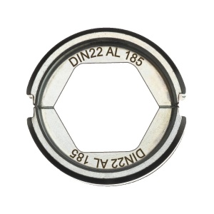 Bac de sertizare din aluminiu DIN22 AL 185, forma HEX, Milwaukee, cod 4932451777