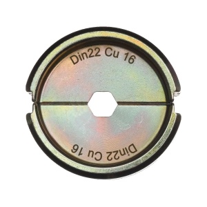 Bac de sertizare DIN22 CU 16, forma HEX, Milwaukee, cod 4932451744