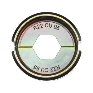 Bac de sertizare papuci cablu tubulari si conectori R22 CU 95, forma HEX, Milwaukee, cod 4932451760