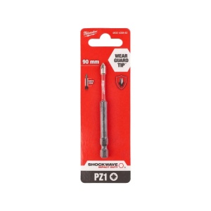 Bit PZ pentru surubelnite SHOCKWAVE IMPACT DUTY PZ1x90 mm Milwaukee, cod 4932430862 - Img 2
