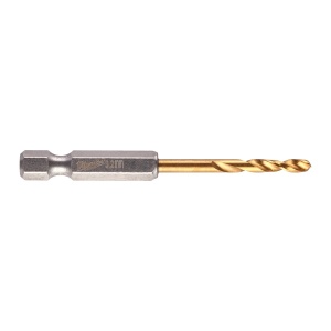 BURGHIU METAL HSS-TITAN RED HEX 1/4'' 3.2X23X66.5 MM -2PCS - Img 2
