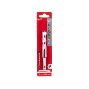 Burghiu multi material TCT 10x120x60 mm, Milwaukee, cod 4932471107 - Img 2