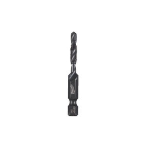 Burghiu pentru metal HSS-G combi 3 in 1, M5x57 mm, prindere 1/4" HEX, Milwaukee, cod 4932498263