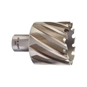 Carota HSS cu prindere Weldon de 19 mm, 46x30 mm, Milwaukee, cod 4932371755