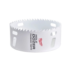 Carota TCT HOLE DOZER cu dinti din carbura, diametru 121 mm, 41 mm adancime max taiere, Milwaukee, cod 49560847