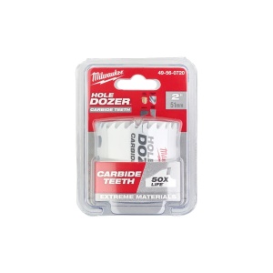 Carota TCT HOLE DOZER cu dinti din carbura, diametru 51 mm, 41 adancime max taiere, Milwaukee, cod 49560720 - Img 6