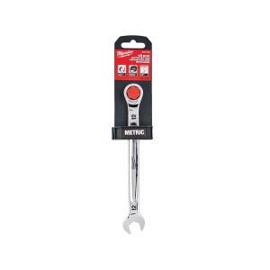 Cheie combinata cu clichet MAX BITE, deschidere 12 mm, lungime 179 mm, Milwaukee, cod 4932471505 - Img 2