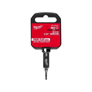 Cheie tubulara cu bit direct in cap, 2 mm, prindere 1/4" HEX, Milwaukee, cod 4932480823 - Img 2