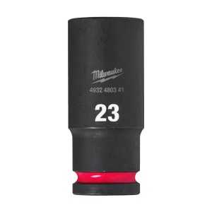 Cheie tubulara de impact SHOCKWAVE IMPACT DUTY 1/2" patrat, lunga, marime 23 mm, Milwaukee, cod 4932480341