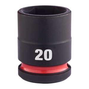 Cheie tubulara de impact SHOCKWAVE IMPACT DUTY 1/2", scurta, marime 20 mm, Milwaukee, cod 4932480314