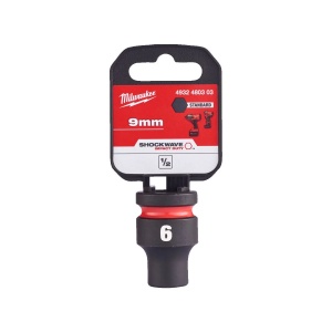 Cheie tubulara de impact SHOCKWAVE IMPACT DUTY 1/2", scurta, marime 9 mm, Milwaukee, cod 4932480303 - Img 2