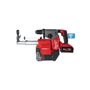 Ciocan rotopercutor SDS-plus M18 ONEFHXDEL-552C 26 mm, mandrina FIXTEC ONE-KEY si extractor de praf, Milwaukee, cod 4933478506