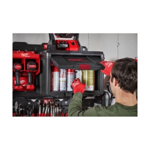 Cutie PACKOUT cu usa glisanta, 381 x 508 x 381 mm, max 22 kg, Milwaukee, cod 4932480623