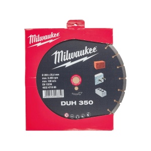 Disc diamantat DUH, 350x25.4x2.8 mm, Milwaukee, cod 4932471986 - Img 2