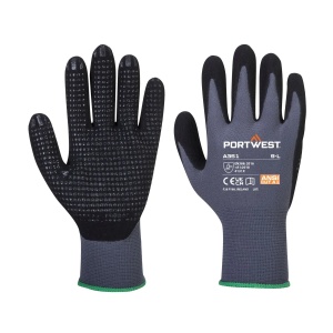 Manusi DermiFlex Ultra Plus gri/negru, nivel taiere A, Portwest