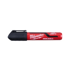 Marker negru INKZALL cu varf lat de 6.2 mm, marime L, Milwaukee, cod 4932471555