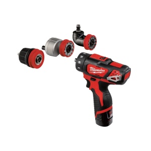 Masina de gaurit M12 BDDXKIT-202C, subcompacta, mandrina de 10 mm detasabila, cuplu 32 Nm, Milwaukee, cod 4933447836