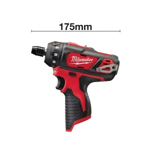 Masina de insurubat M12 BD-0, subcompacta, prindere 1/4" HEX, cuplu 30 Nm, 175 mm, Milwaukee, cod 4933441910 - Img 5