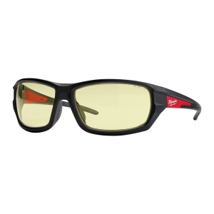 Ochelari de protectie cu lentila galbena premium, Milwaukee, cod 4932478928