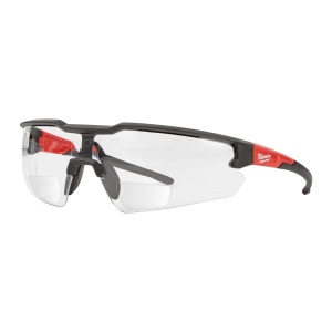 Ochelari de protectie cu lentila transparenta si functie de lupa (+1.0), Milwaukee, cod 4932478909
