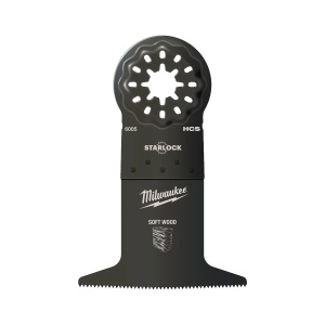 Panza STARLOCK cu intrare directa pentru lemn/plastic, 65x42 mm, Milwaukee, cod 48906005