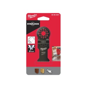 Panza STARLOCK pentru lemn, cu intrare directa 3C, 35x42 mm, Milwaukee, cod 48906011 - Img 2