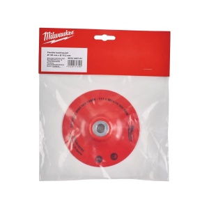Placa suport flexibila, 125x14.2 mm, dotata cu piulita cu flansa M14 pentru polizoarele unghiulare, Milwaukee, cod 4932345761 - Img 2
