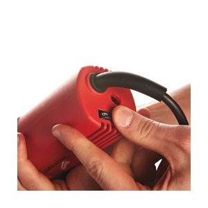 Polizor drept cu viteza redusa DG 7 E, bucsa elastica 6/8 mm, diametru corp abraziv 45 mm, 600 W, Milwaukee, cod 4933391200 - Img 5