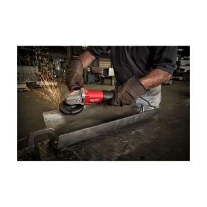 Polizor unghiular AGV 13-125 XSPDEB cu cablu de 4 m, 125 mm, cu maner antivibratii, 1250 W, Milwaukee, cod 4933464998 - Img 5